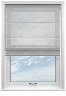 Taranto Voile, Mountain Grey - Roman Blind